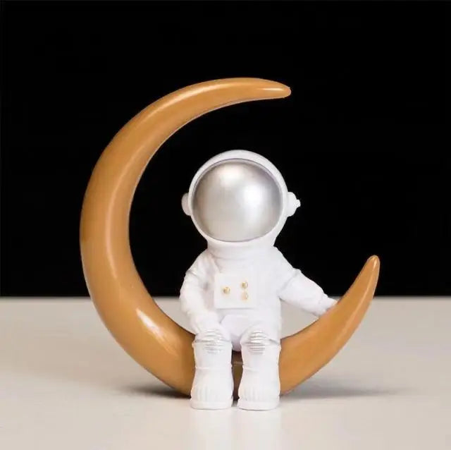 Harz-Astronaut-Figur Statue Raumfahrer Skulptur Pädagogisches Spielzeug Schreibtisch-Dekoration Astronaut-Modell Für Kinder Geschenk