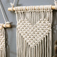 Heart Hand Woven Wall Hanging Bohemian Tapestry Macrame Boho Wall Decor Handmade Chic Decor Wedding Decoration Gift