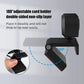 Full HD 1080P Webcam | Flexibel Drehbar | Eingebautes Mikrofon | USB Plug & Play