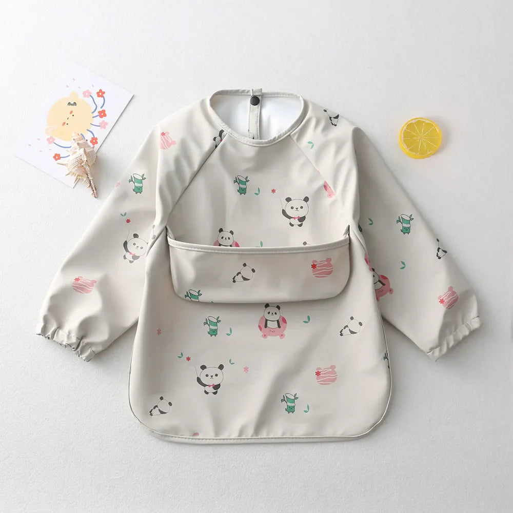 Langärmlige wasserdichte Smock für Kinder