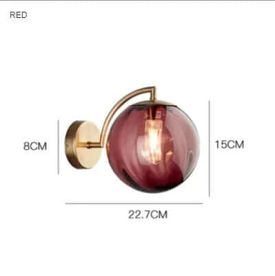 Bunte Glas Moderne Wandleuchte