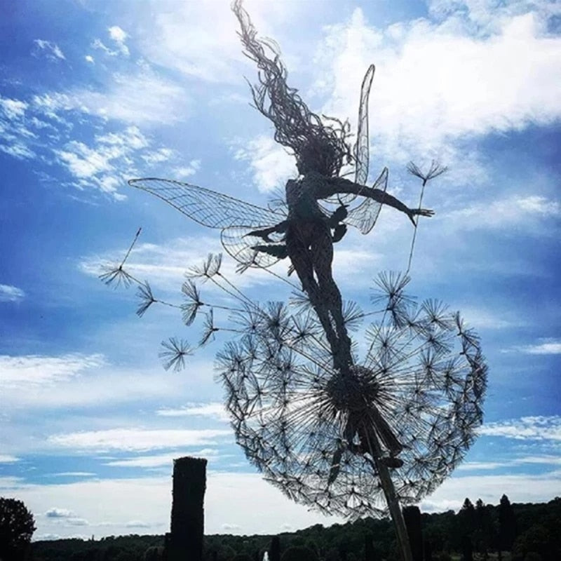 Frendorf | Feen auf einem Milchfaden Kunstskulptur
