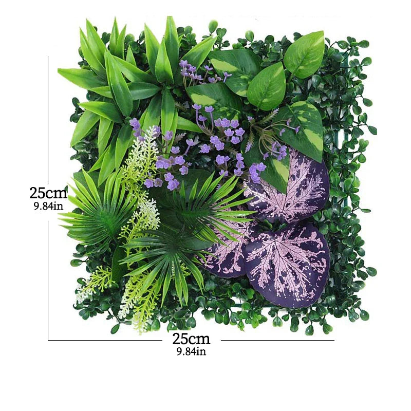 Frendorf | 25x25cm Kunstrasenpaneel – Üppiger grüner Rasen Hintergrund für Hochzeit, Hotel, Garten & Wohnkultur