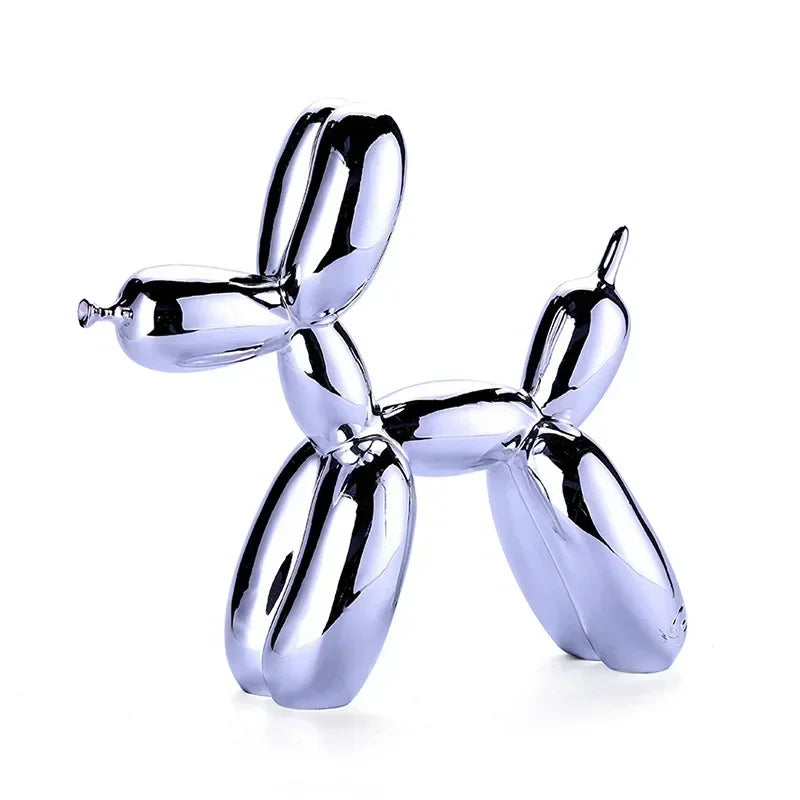 Nordic Ballon Hund Skulptur Harz Tier Ornament Kunst Skulpturen und Figuren Handwerk Hause Dekoration Zimmer Desktop Zubehör