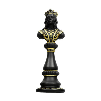 Resin Retro International Schachfigur für Innen König Ritter Skulptur Statue Ornament Heim Schreibtisch Dekor Wohnzimmer