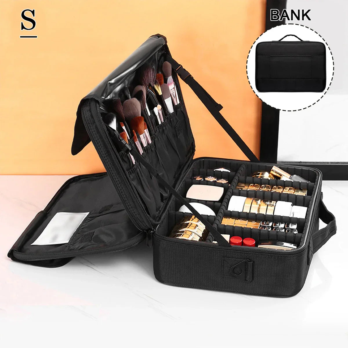 Frendorf | BeautyBox Pro | Make-up-Tasche für Profis | Robustes Design & Maximale Ordnung