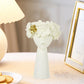 Nordic Mädchen Kopf Blume Harz Vase Statue Blume Blumen Vasen für Büro Desktop Trockene Blumen Ornamente Dekor Container