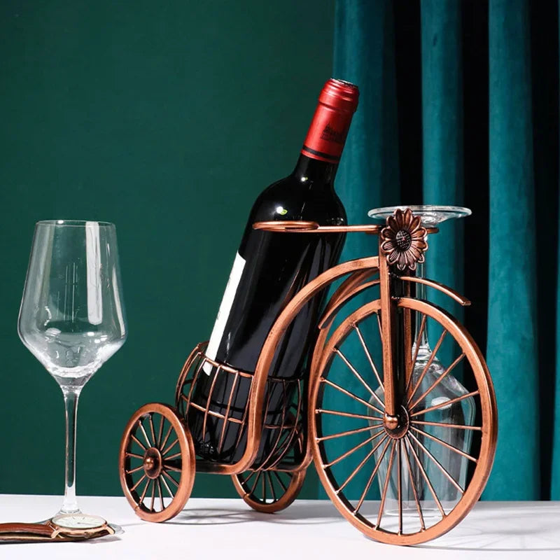 Frendorf | Pedal&Pour - Vintage Weinregal mit Glashaltern