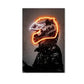 Racing Racer Poster Abstrakt Neon Helm Druck Leinwandmalerei Rennwagen Wandkunst Bild Wohnkultur Wohnzimmer Wandbild Unrahmt