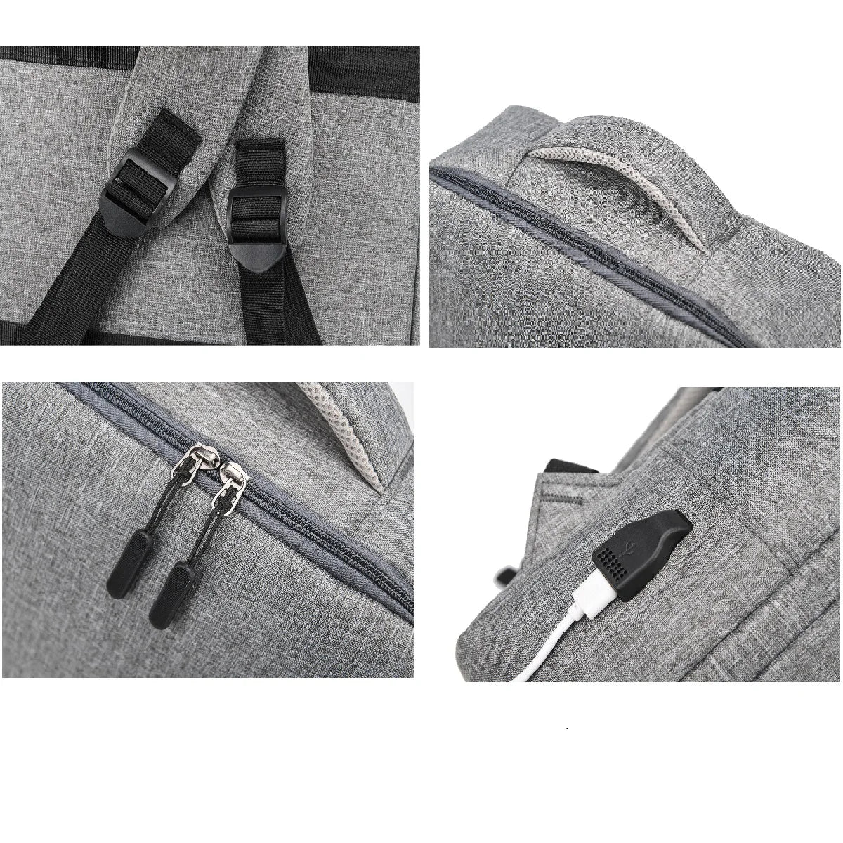 TechSafe Rucksack - Mit praktischem USB-Ladefunktion
