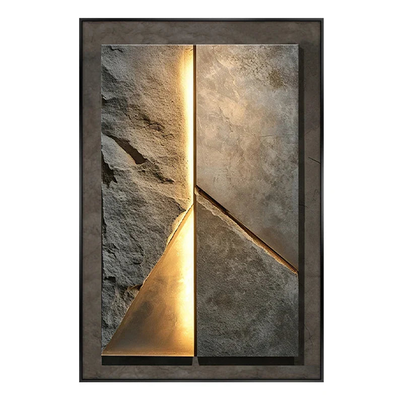 Frendorf | Neue Rock-Textur-LED-Porzellan-Wandlampe