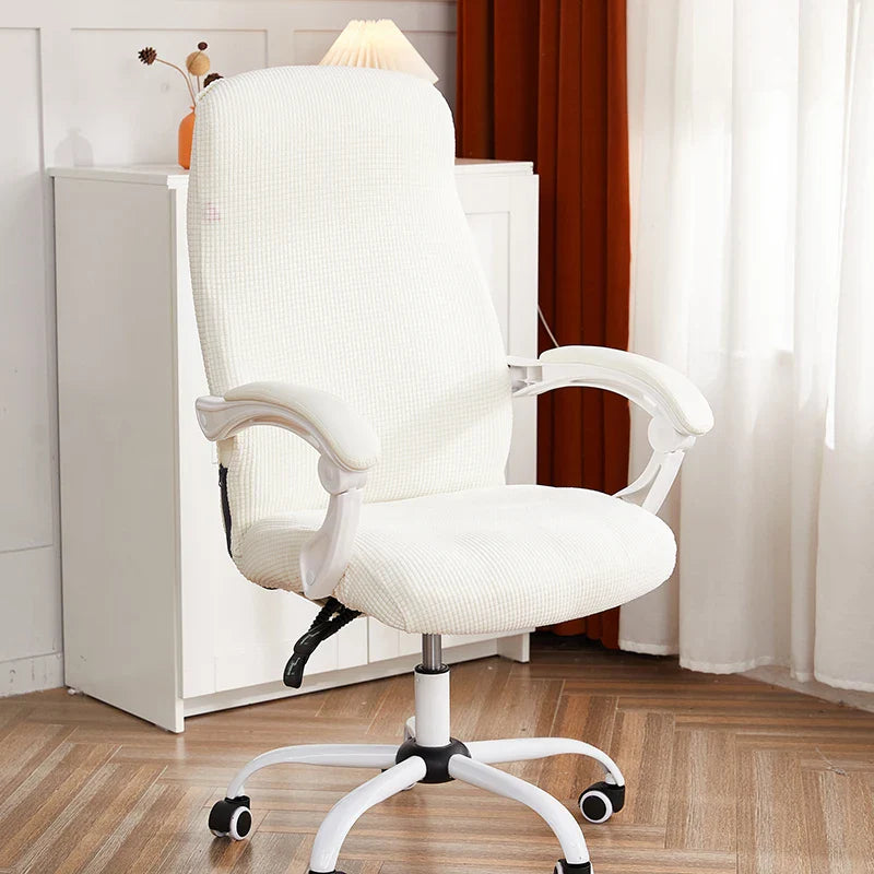 Bürostuhlhülle Anti-Schmutz Jacquard Computer Sitzbezug Abnehmbare Gaming Stuhlbezüge für Wohnzimmer Studium