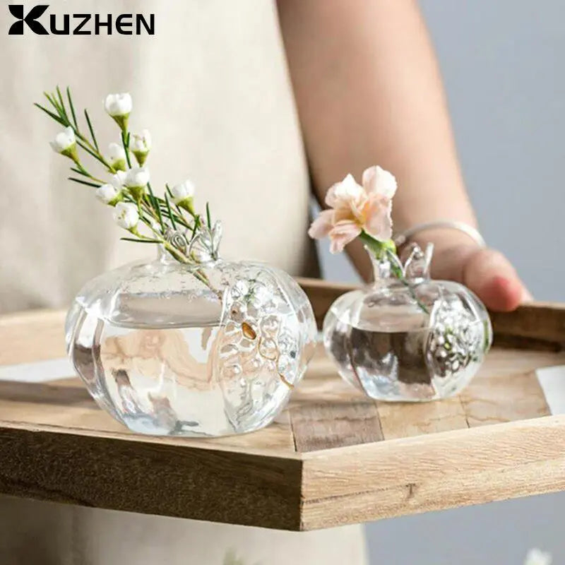 Granatapfel Vase Glas Wohnkultur Vase Obst Vase Raumdekor Kreative Dekoration Obst Cachepot Wohnungsdekoration Blumenvasen