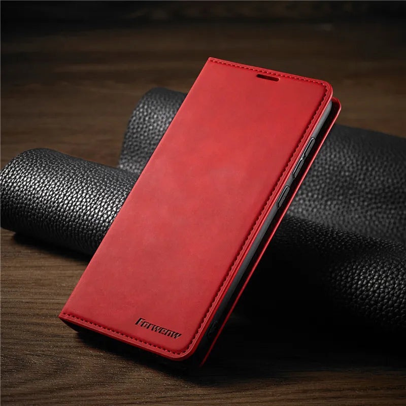 Frendorf |  iPhone Hülle: Magnetische Leder Tasche für stilvollen Schutz