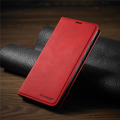 Frendorf |  iPhone Hülle: Magnetische Leder Tasche für stilvollen Schutz