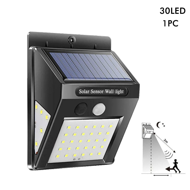 Neu Solar Lampe Licht IP65 Wasserdicht mit Motion Sensor