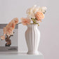 Frendorf | Vasea Nordic Große Keramikvase | Minimalistische Trockenblumenvase | Tisch- & Wohnzimmereinrichtung für Blumenarrangements