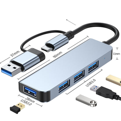 Thunderbolt 3 USB-C Hub mit HDMI, PD, SD/TF für MacBook Air M1 und iPad Pro