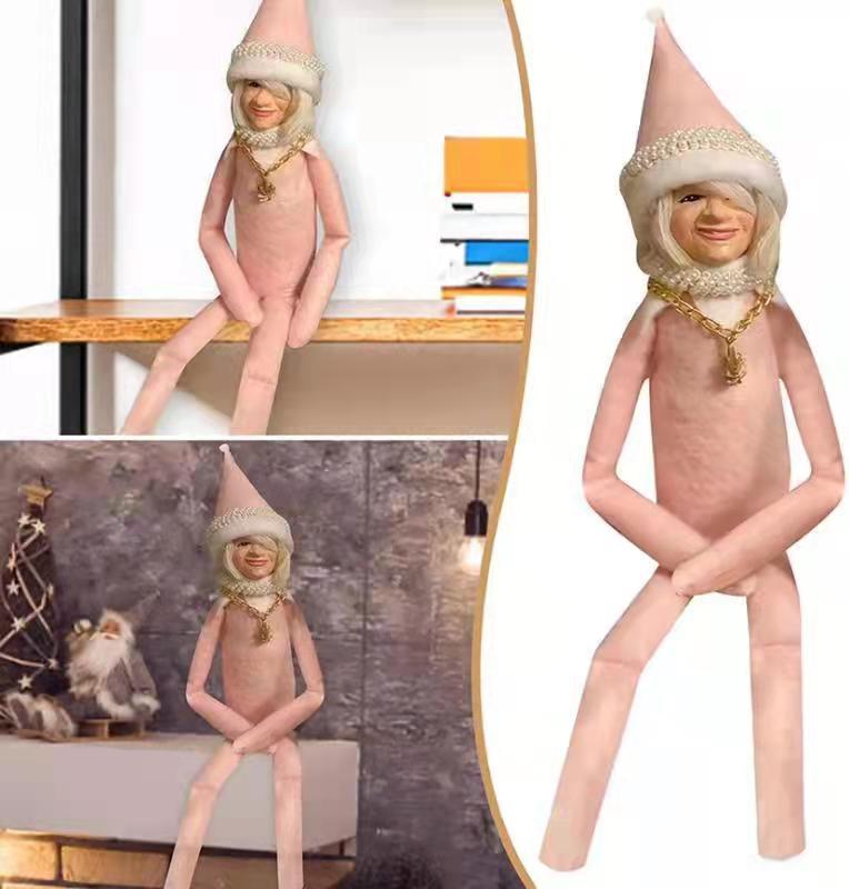 Kreative Snoop On A Stoop Weihnachtselfenpuppe Spy On A Bent Weihnachtsdekorationen Home Latex Ornamente Elfenpuppe Geschenkspielzeug