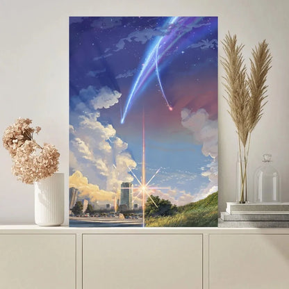 Anime Dein Name Poster Malereien an der Wand Bild für Wohnzimmer Innenraum Malerei Raumdekoration