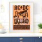 Band-ACDC-AC-DC Poster Zuhause Raum Dekoration Wohnzimmer Schlafzimmer Ästhetik Kunst Wandmalerei Aufkleber