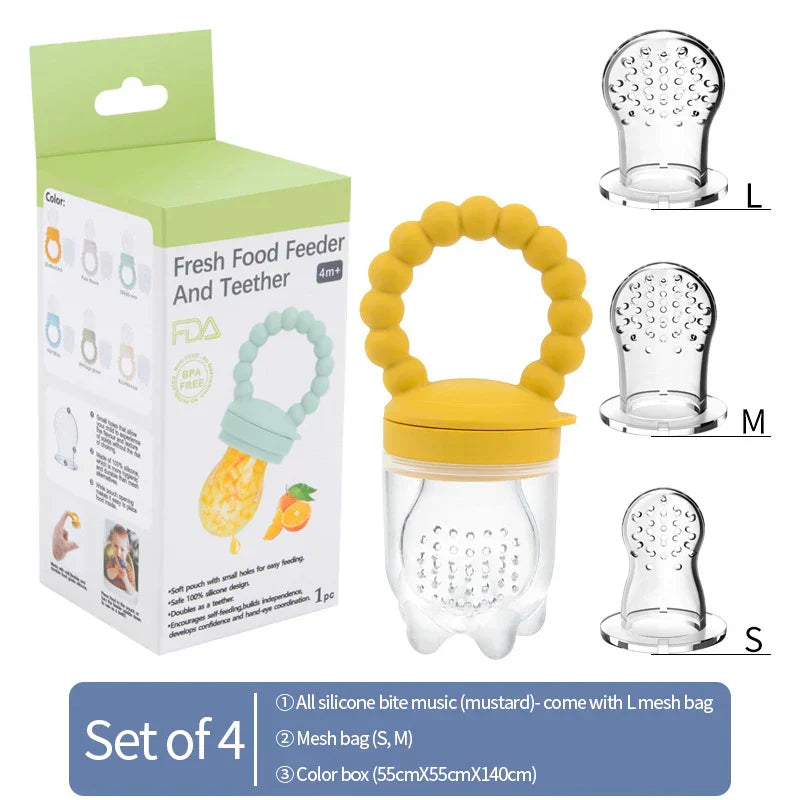 Frendorf | Frucht-Schnuller für Babys – Sicheres Kauen & Selbstständiges Essen lernen (1+1 GRATIS Aktion)