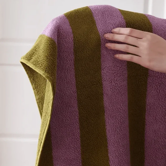 Retro Streifen Handtuch (Chunky)