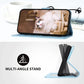Frendorf | Katbedruckte magnetische Leder iPhone Flip Cover Geldbörse Hülle