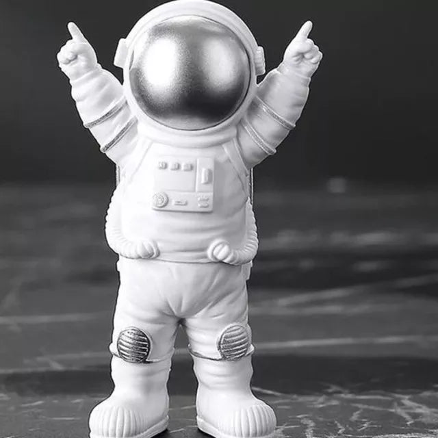 Harz-Astronaut-Figur Statue Raumfahrer Skulptur Pädagogisches Spielzeug Schreibtisch-Dekoration Astronaut-Modell Für Kinder Geschenk