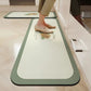 2PCS Küchenbodenmatte Diatom Mud Pad Super Absorbierend Badezimmermatte Rutschfester Teppich Küchenmatten Abwischbar Waschbar Lange Streifenmatte