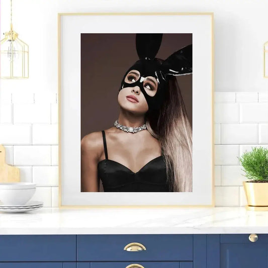 Hot Singer A-Ariana G-Grande Poster Zuhause Raum Dekor Wohnzimmer Schlafzimmer Ästhetik Kunst Wandgemälde Aufkleber