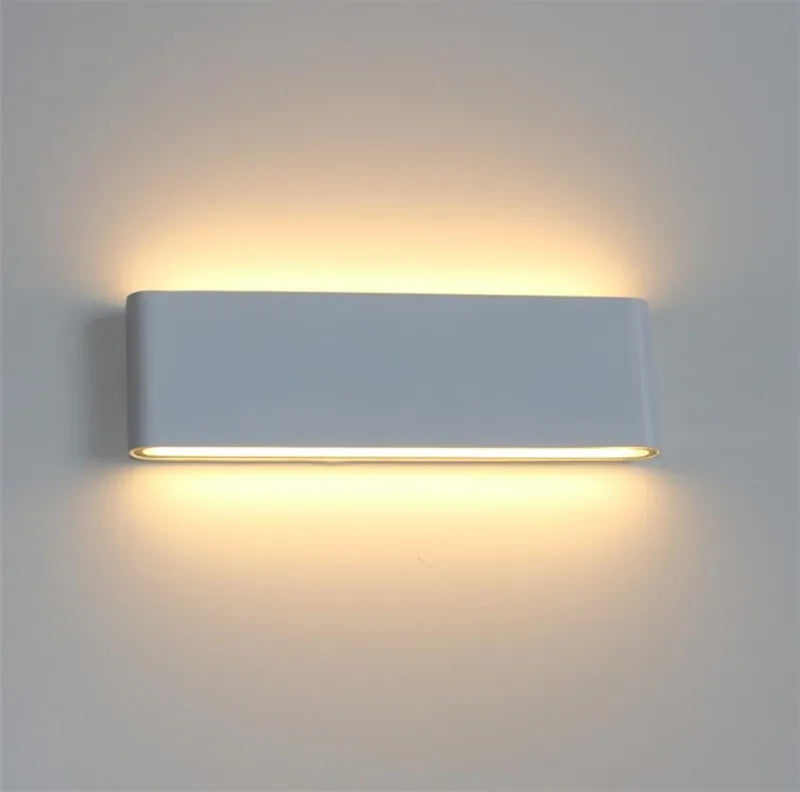 Frendorf | Moderne LED Wasserdichte Innen/Außen Wandleuchte – IP65 Aluminium, 6W/12W/20W, Auf- und Abwärtsbeleuchtung, Ideal für Küche, Schlafzimmer, Badezimmer und Eingangsbereich