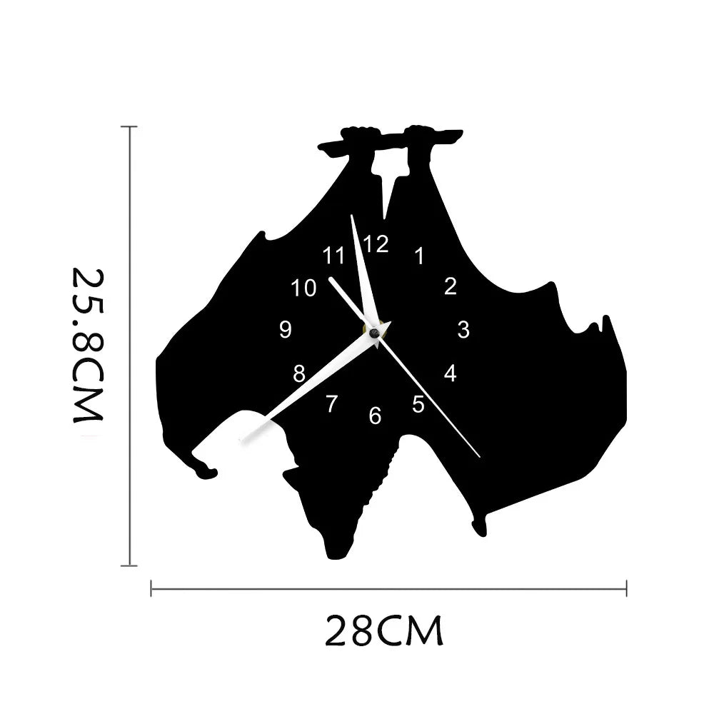 Frendorf | TickTale Kinderzimmer Wanduhr | Kreative Uhr mit süßem Design | Stille Wanduhr für Schlafzimmer & Spielzimmer