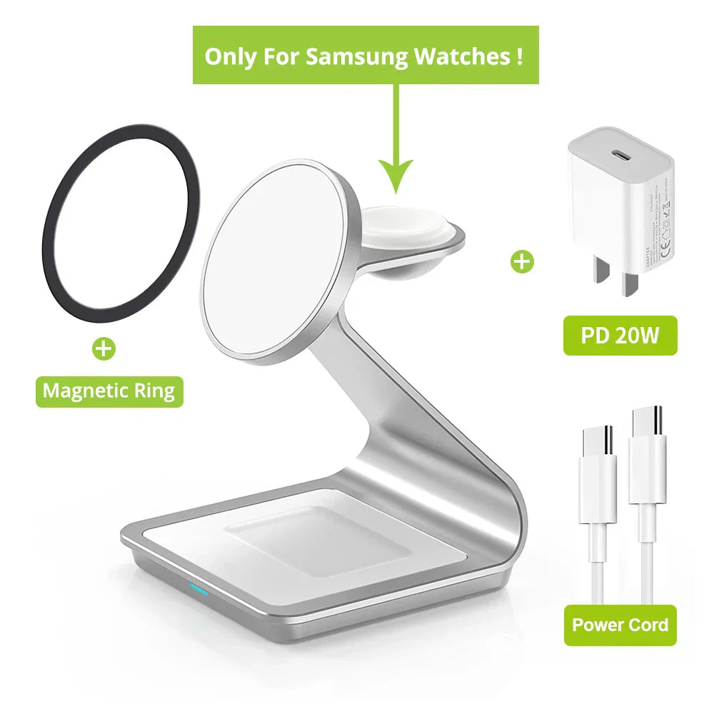 Frendorf | 3-in-1 Schnellladegerät für Samsung Galaxy & Uhr