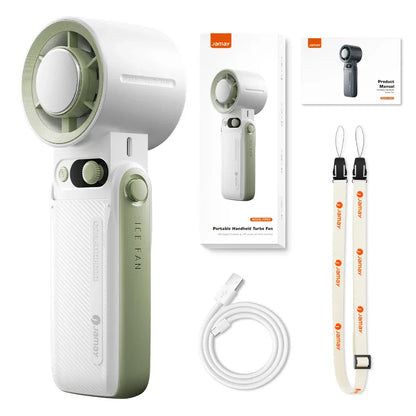 Frendorf | Frozano CoolFlex | 3-in-1 Ventilator | Tragbar & Halsfreundlich | LED-Display | Bis 25 Std Laufzeit