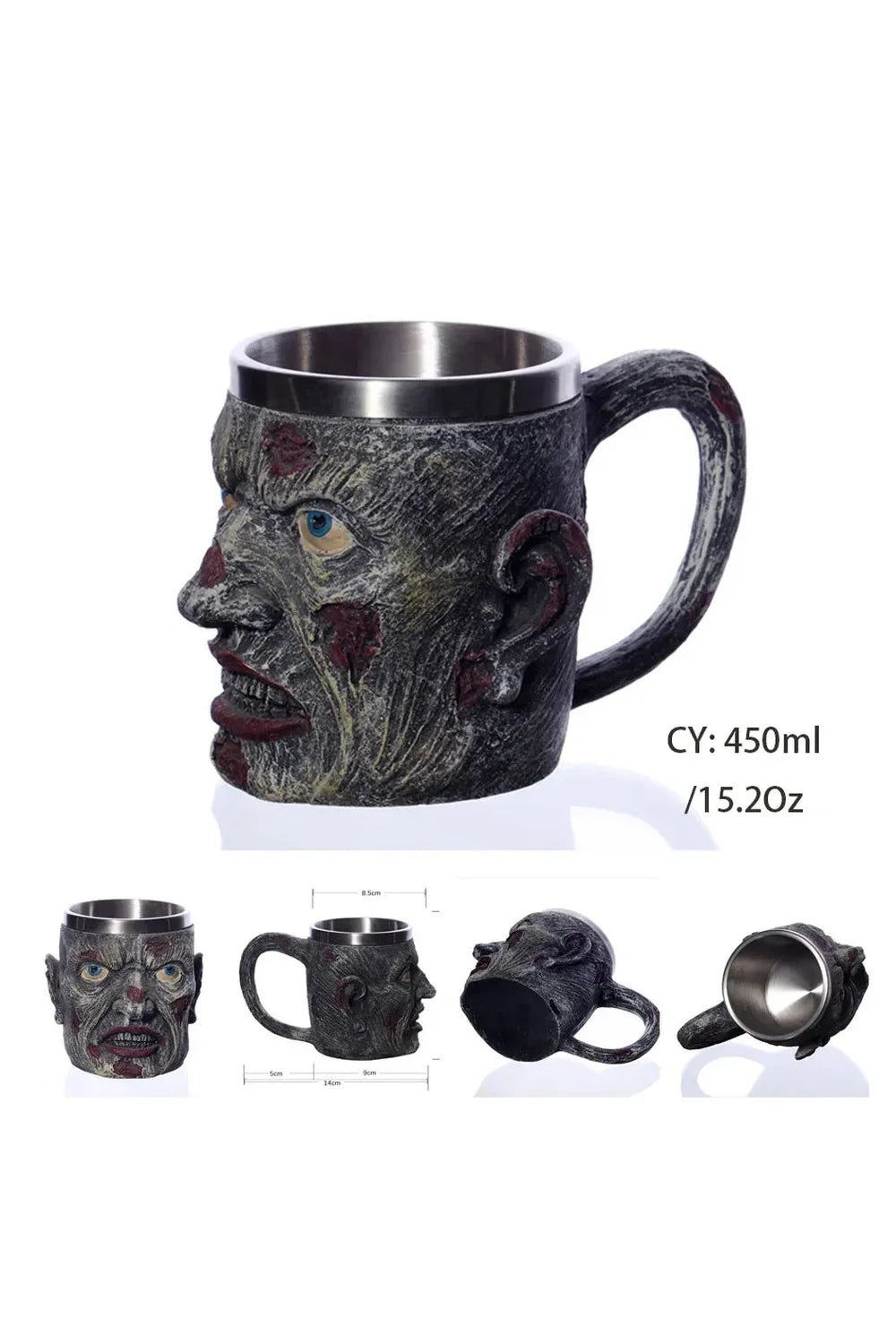 Skull Viking Bierbecher