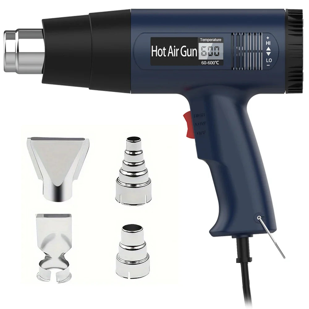 Frendorf | 2000W Industrie Elektro-Heißluftgebläse mit digitalem LCD-Display einstellbare Temperatur – ProTherm