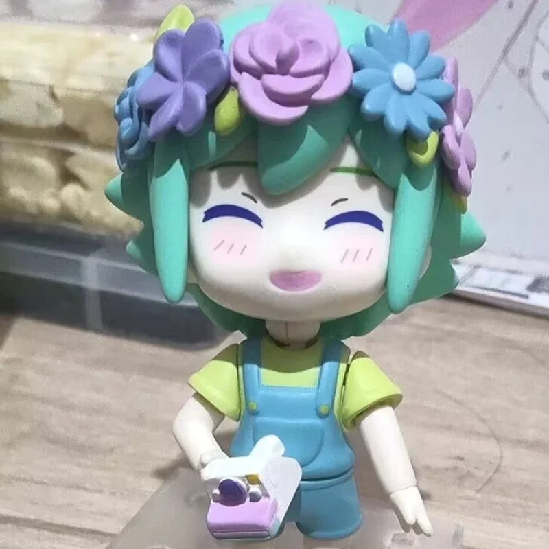 Frendorf | ChibiCraft Anime Figur | PVC Actionfigur Basil | Kawaii Anime Sammlerfigur in Box | Niedliches Modellspielzeug für Fans