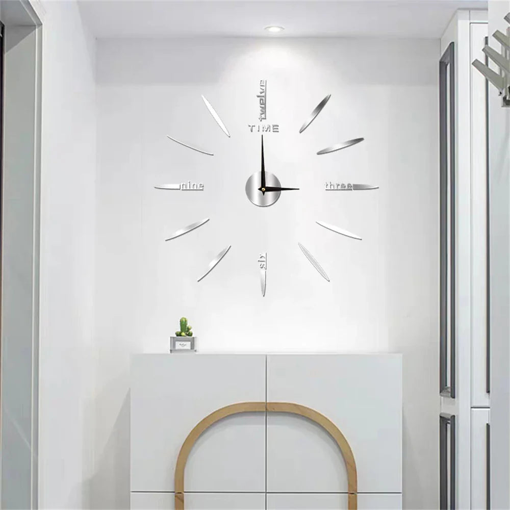 Neue große einzigartige Stil Acryl Wanduhr