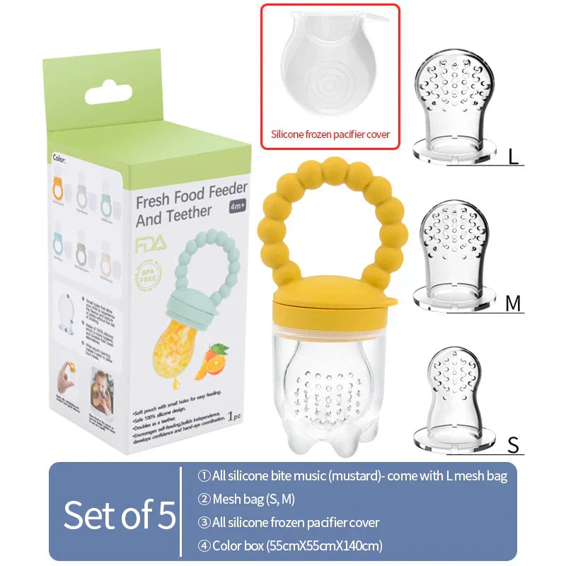 Frendorf | Frucht-Schnuller für Babys – Sicheres Kauen & Selbstständiges Essen lernen (1+1 GRATIS Aktion)