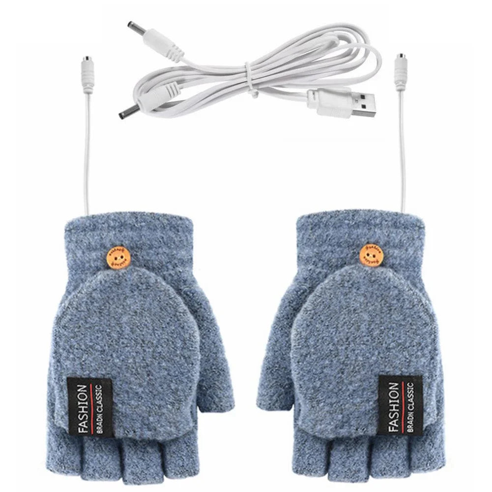 USB wiederaufladbare warme Welle beheizte Handschuhe