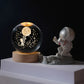 3D Mondkristallkugel Lampe