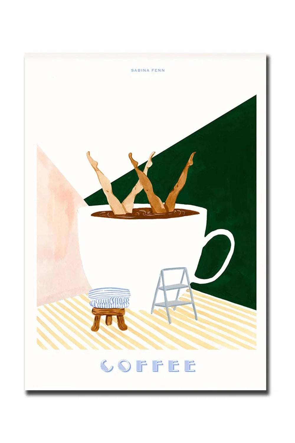 Guten Morgen Kaffee Leinwand Poster