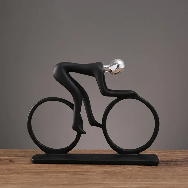 Radfahrer Figurine Skulptur