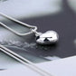 Frendorf | 925 Sterling Silber Solide Kleine Herzanhänger Halskette 16-30 Zoll Schlangenkette Für Frauen Hochzeit Charm Mode Schmuck