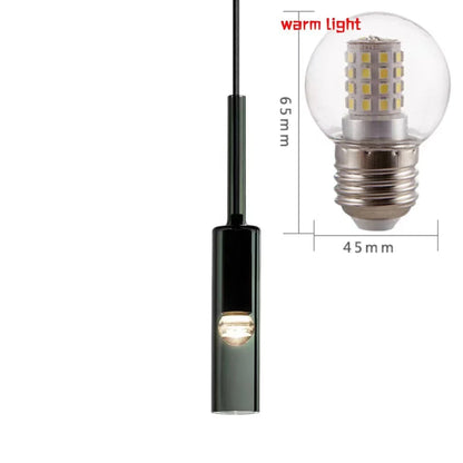 Frendorf | Moderne Glasflaschenpendelleuchte – LED Hängeleuchte für Schlafzimmer, Küche, Bar, Esszimmer und Badezimmer – Stilvolle Deckenleuchte