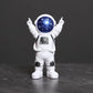 Harz-Astronaut-Figur Statue Raumfahrer Skulptur Pädagogisches Spielzeug Schreibtisch-Dekoration Astronaut-Modell Für Kinder Geschenk