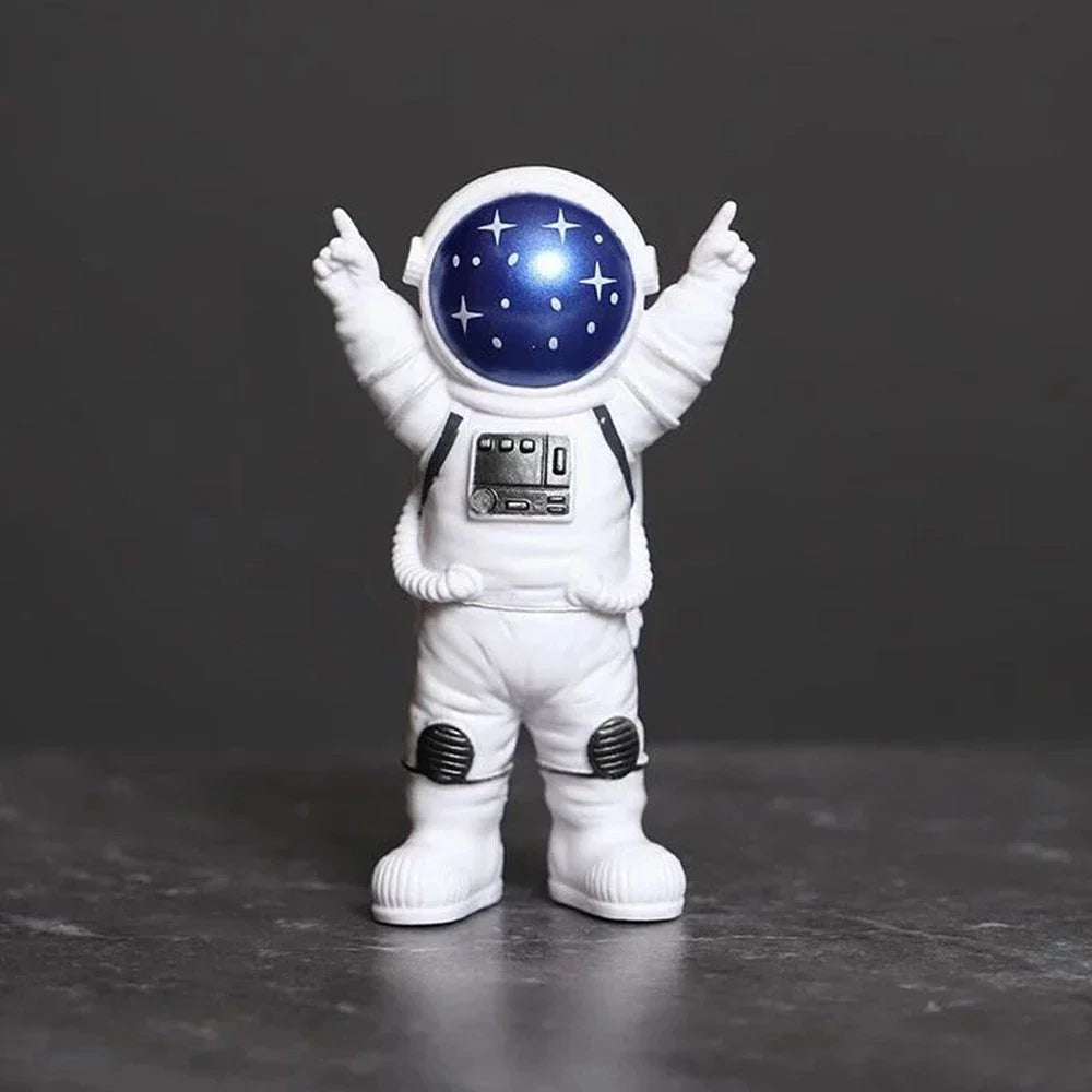 Harz-Astronaut-Figur Statue Raumfahrer Skulptur Pädagogisches Spielzeug Schreibtisch-Dekoration Astronaut-Modell Für Kinder Geschenk
