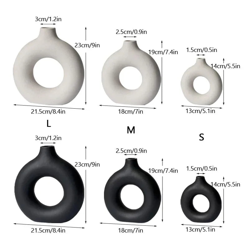 Schicke nordische Keramikvase