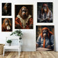 1Stk Wandkunst Leinwand Malerei Tier Zuhause Dekor Wohnzimmer Innendekoration Arzt Poster Schlafzimmer Anwalt Orang-Utan Dekoration